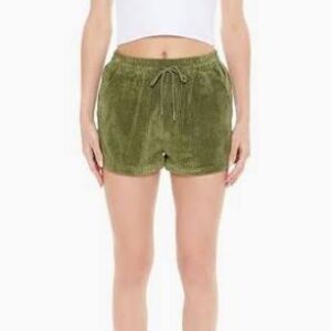Corduroy Drawstring Pull-On Shorts Size Medium